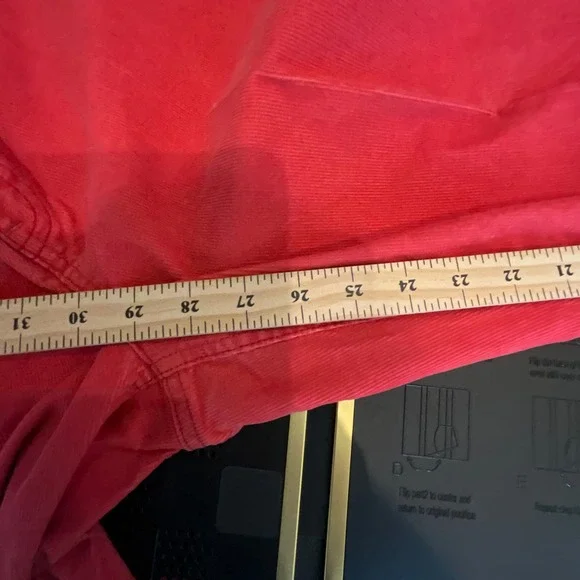 VTG LLBean Corduroy 14P Pants Suit Set 20P Jacket Pink Womens Embroidered Cuffs